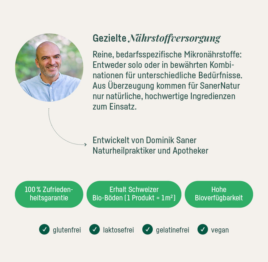 Supplement Sport Vitamins – gezielte Nährstoffversorgung, entwickelt von Apotheker Dominik Saner