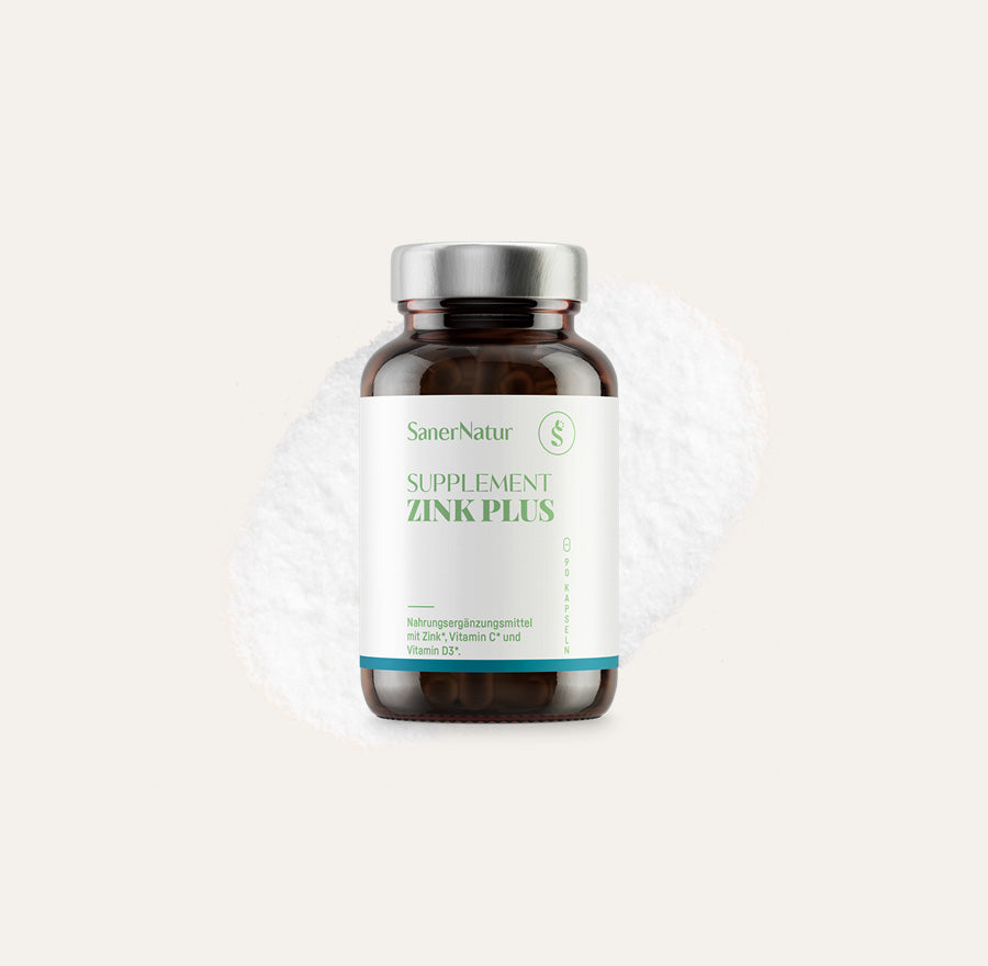 Supplement Zink Plus – Dose mit Pulver