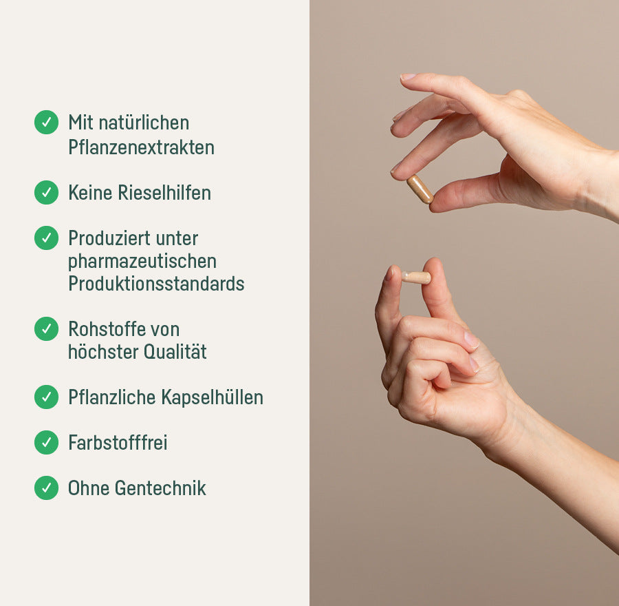 Beauty-Bundle – Qualität: natürliche Pflanzenextrakte, pharmazeutische Standards, pflanzliche Kapselhüllen