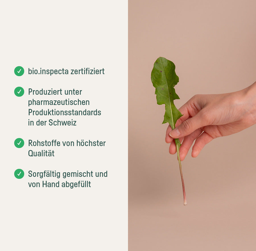 Stoffwechsel Bundle – Qualität: bio.inspecta zertifiziert, in der Schweiz produziert, von Hand abgefüllt