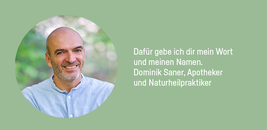 Zitat von Dominik Saner: «Dafür gebe ich dir mein Wort und meinen Namen»